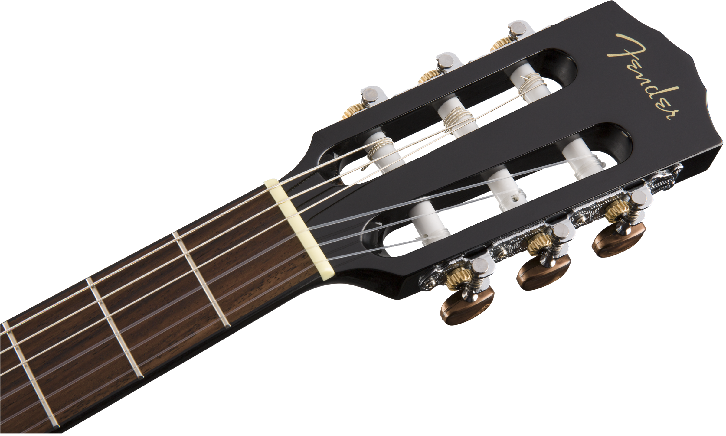 Fender® CN-60S Nylon, Walnut Fingerboard, Black