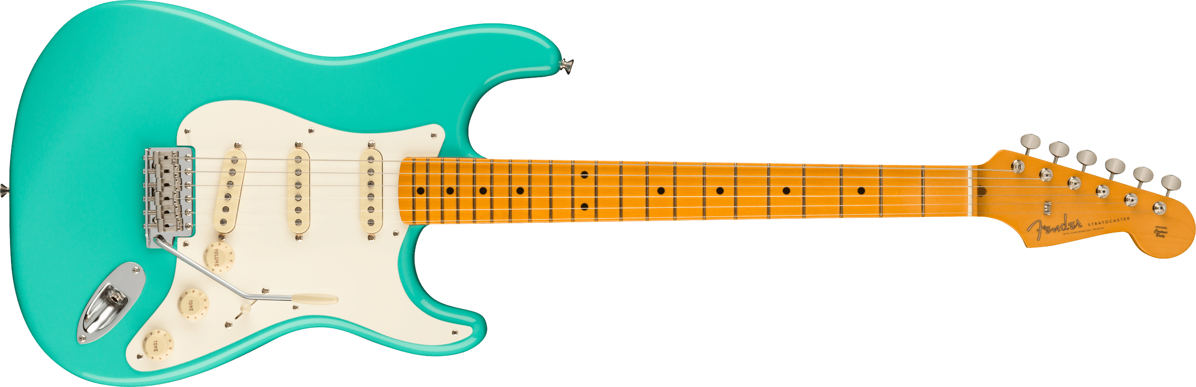 Fender® American Vintage II 1957 Stratocaster®, Maple Fingerboard, Sea Foam Green