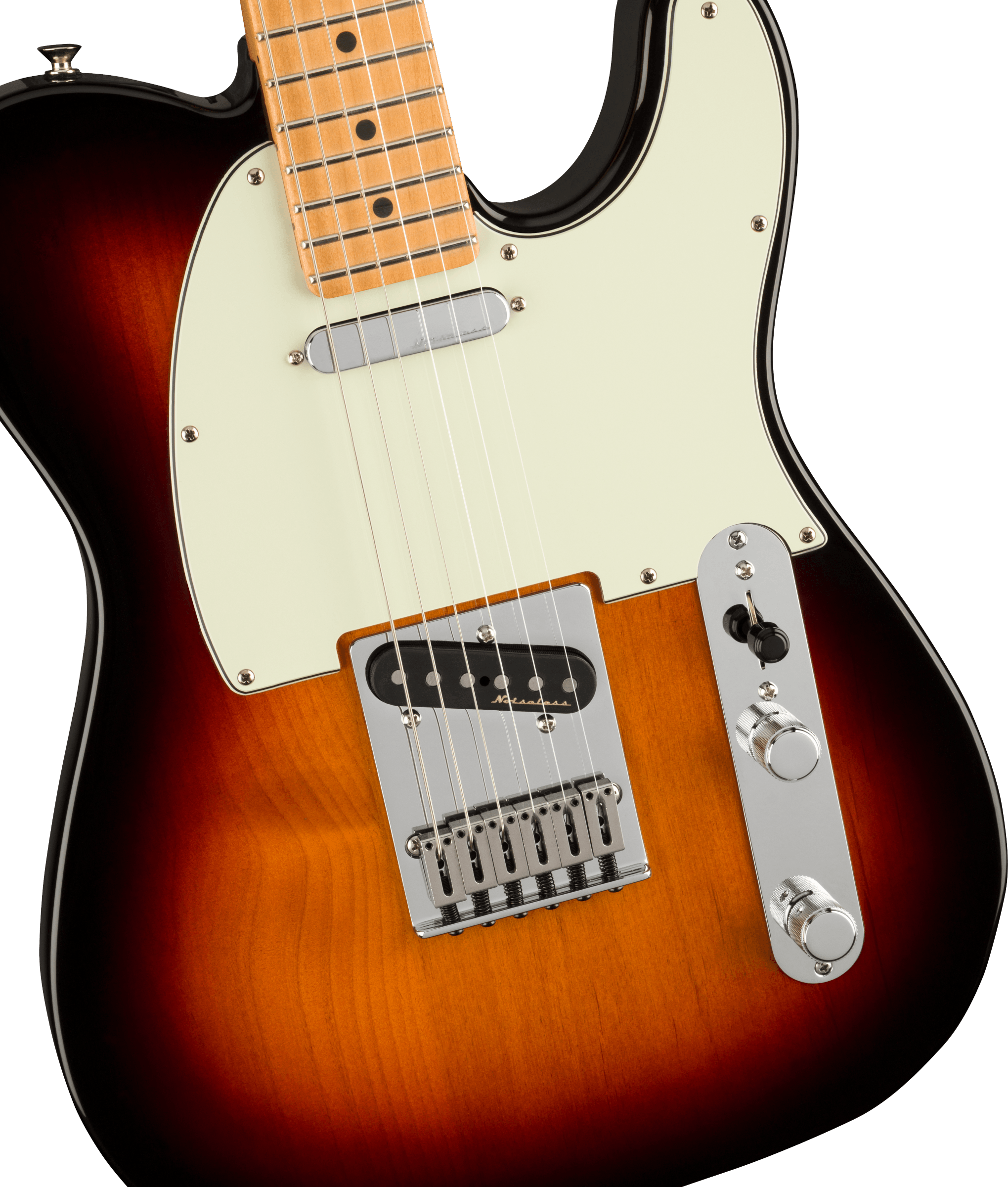 Fender® Player Plus Telecaster®, Maple Fingerboard, 3-Color Sunburst
