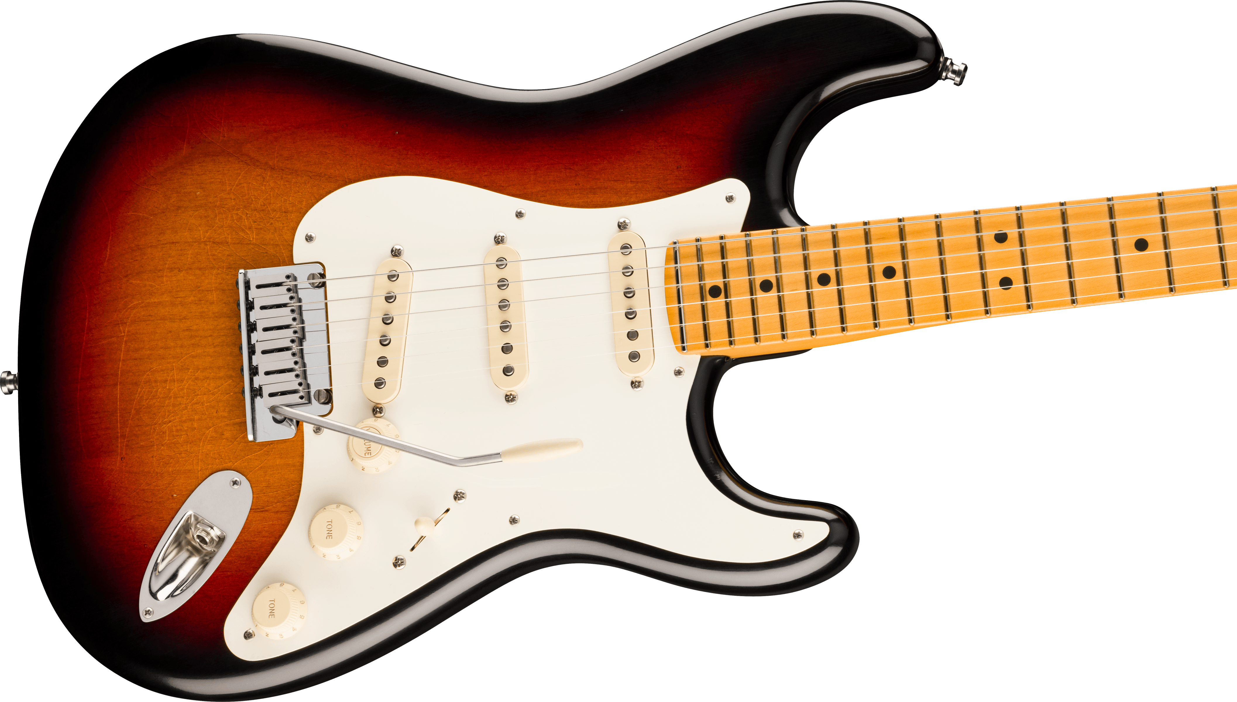 Fender® American Ultra Luxe Vintage '50s Stratocaster®, Maple Fingerboard, 3-Color Sunburst