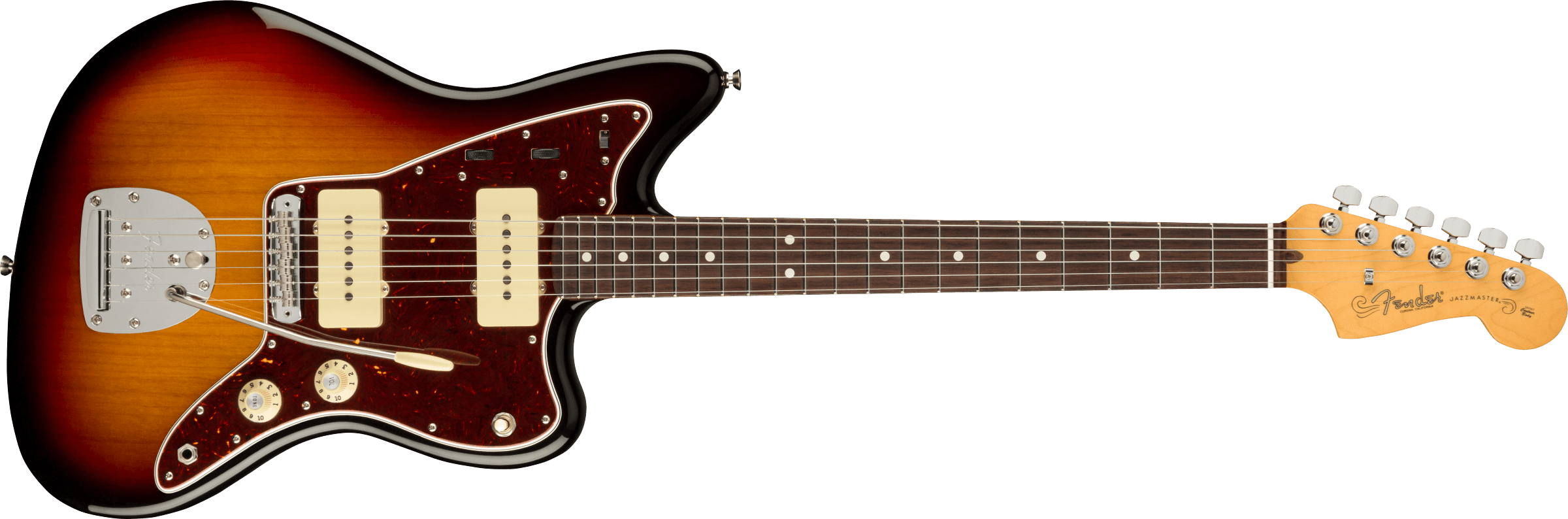 Fender® American Professional II Jazzmaster®, Rosewood Fingerboard, 3-Color Sunburst