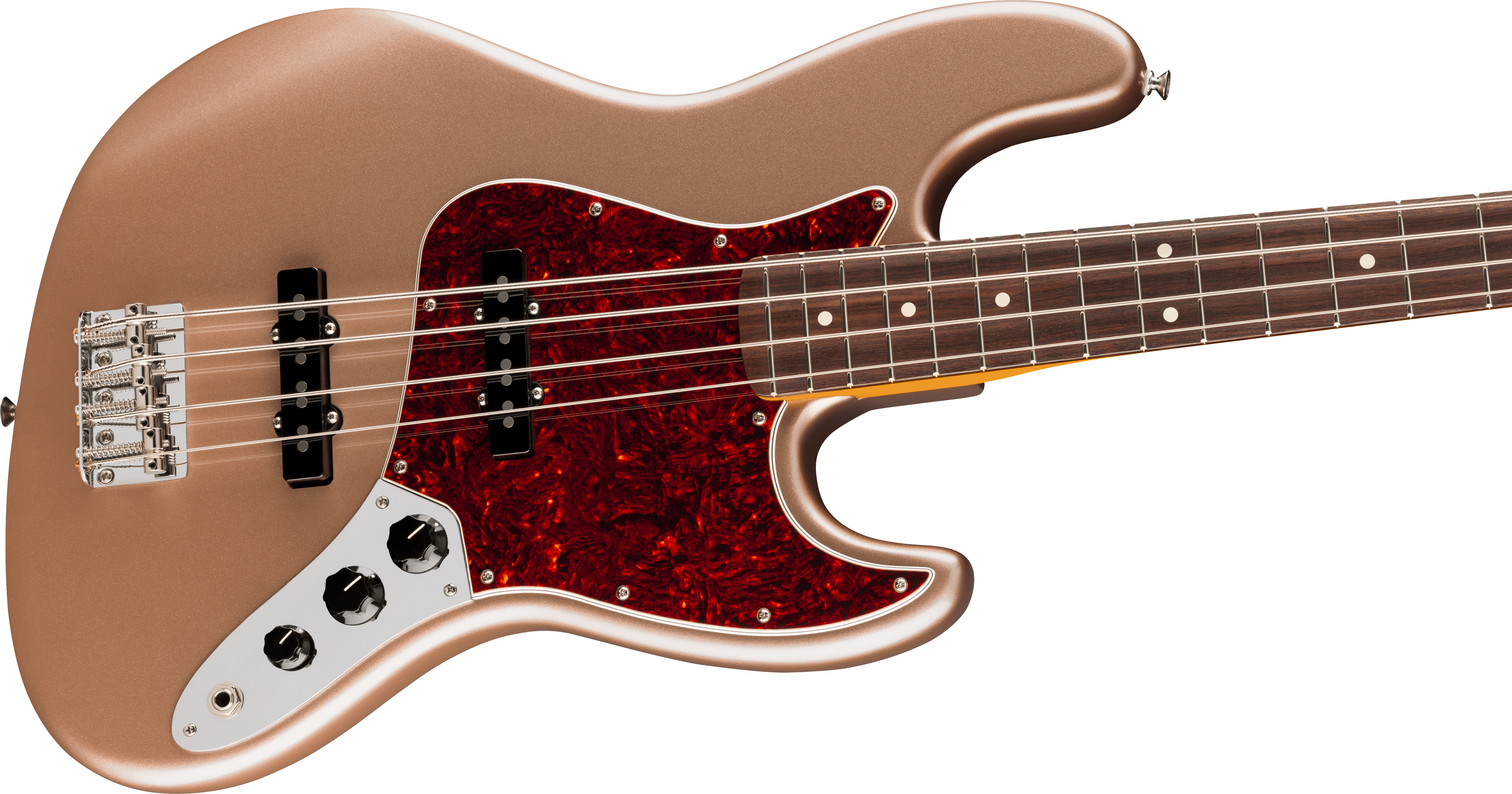 Fender® American Professional Classic Jazz Bass®, Rosewood Fingerboard, Faded Firemist Gold