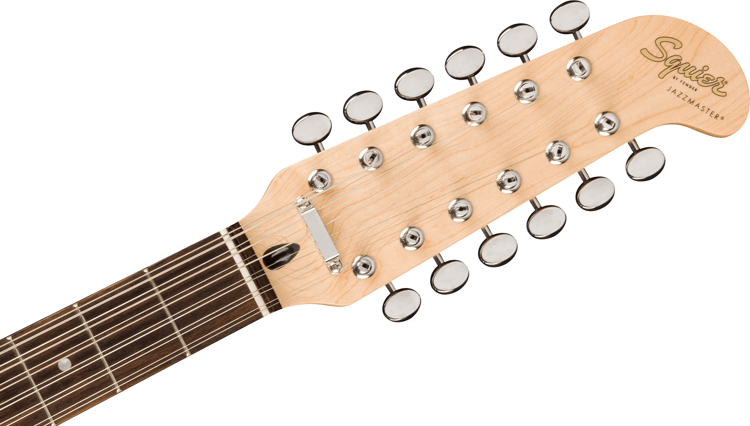 Squier® Paranormal Jazzmaster® XII, Laurel Fingerboard, Tortoiseshell Pickguard, Olympic White