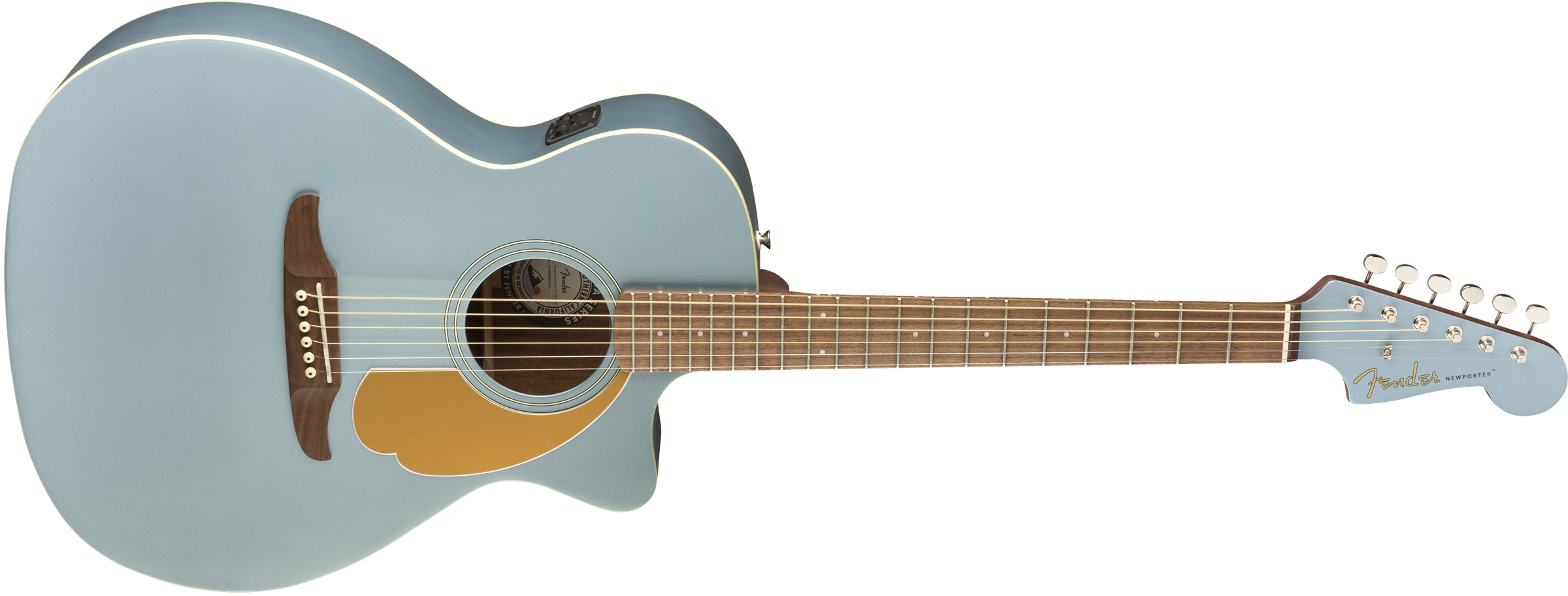 Fender® Newporter Player, Walnut Fingerboard, Ice Blue Satin