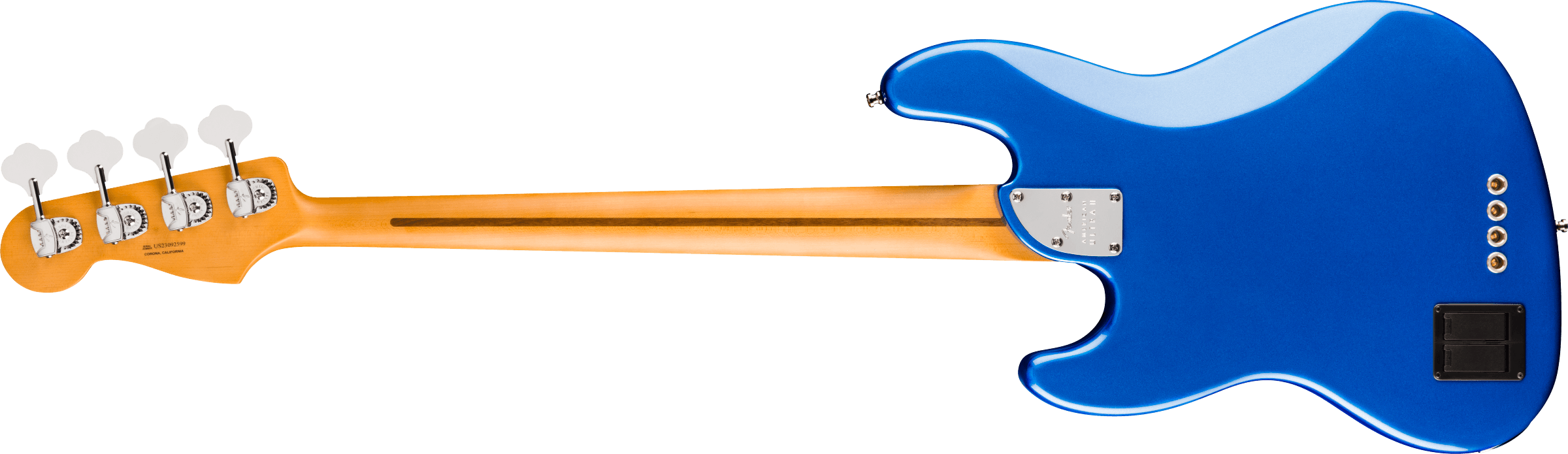 Fender® American Ultra II Jazz Bass®, Ebony Fingerboard,  Noble Blue