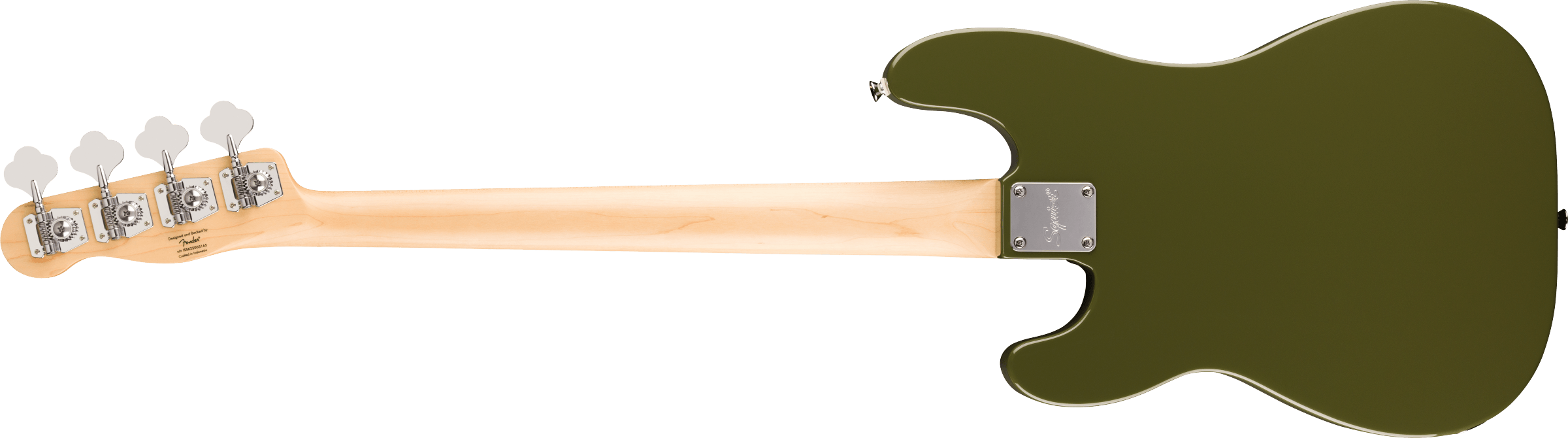 Squier® Paranormal Precision Bass® Thinline SJ, Laurel Fingerboard, Parchment Pickguard, Olive