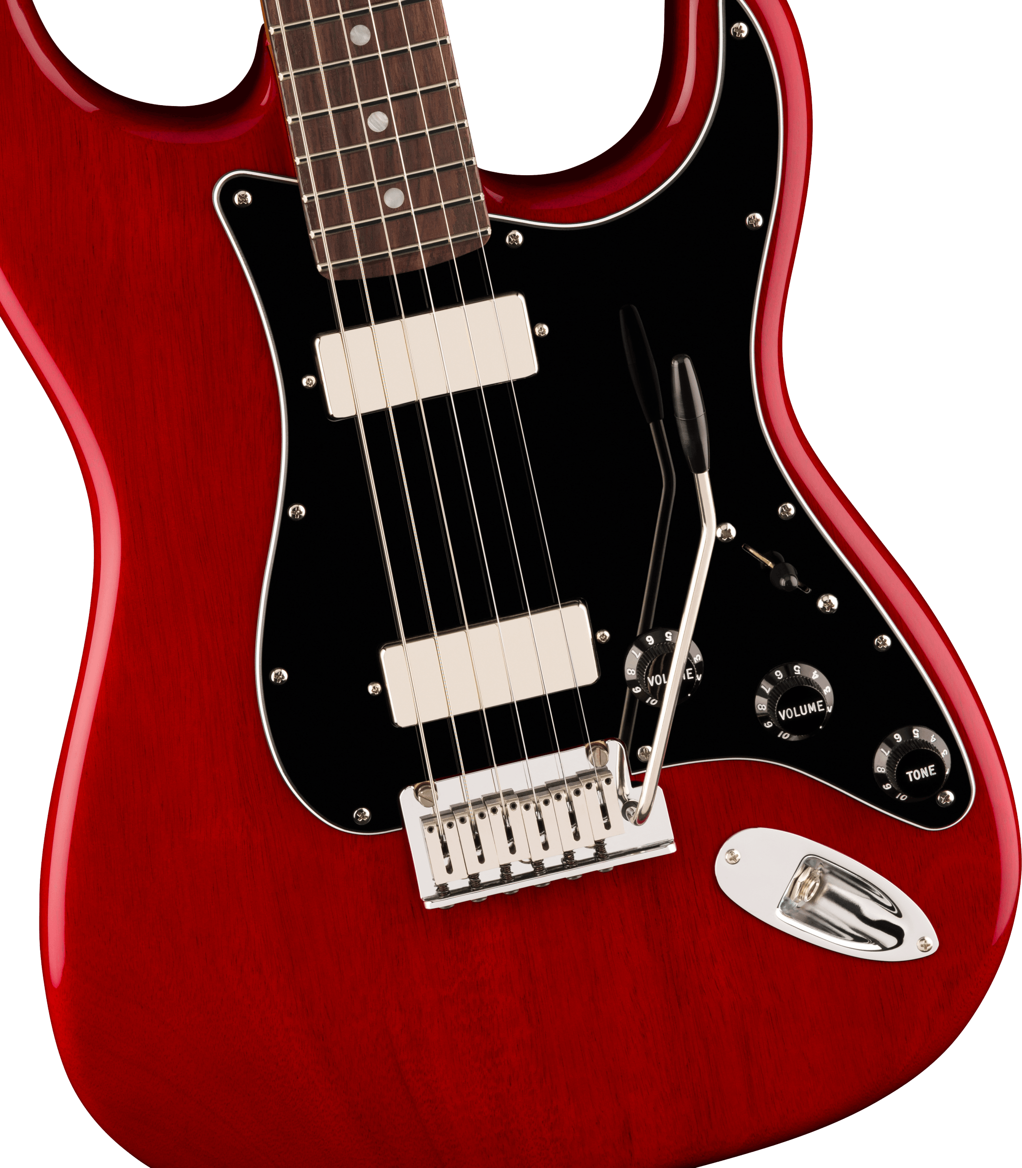Fender® American Professional II Stratocaster® HH, Rosewood Fingerboard, Crimson Transparent