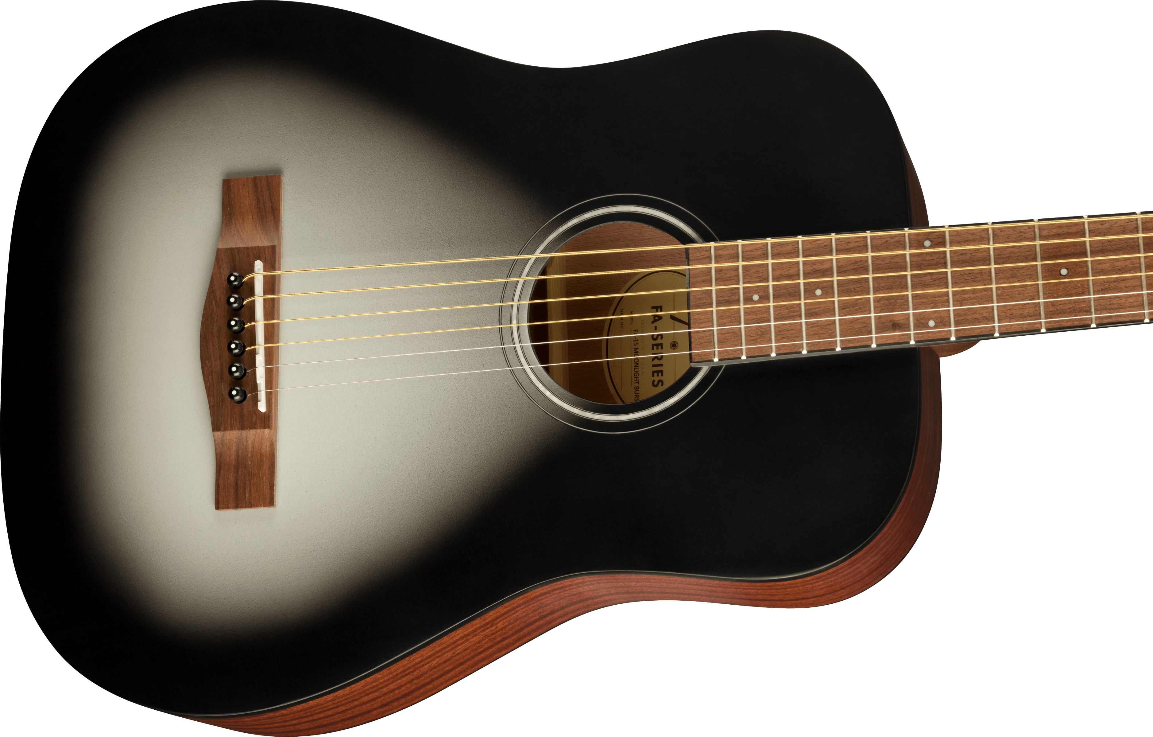 Fender® FA-15 3/4 Scale Steel with Gig Bag, Walnut Fingerboard, Moonlight Burst