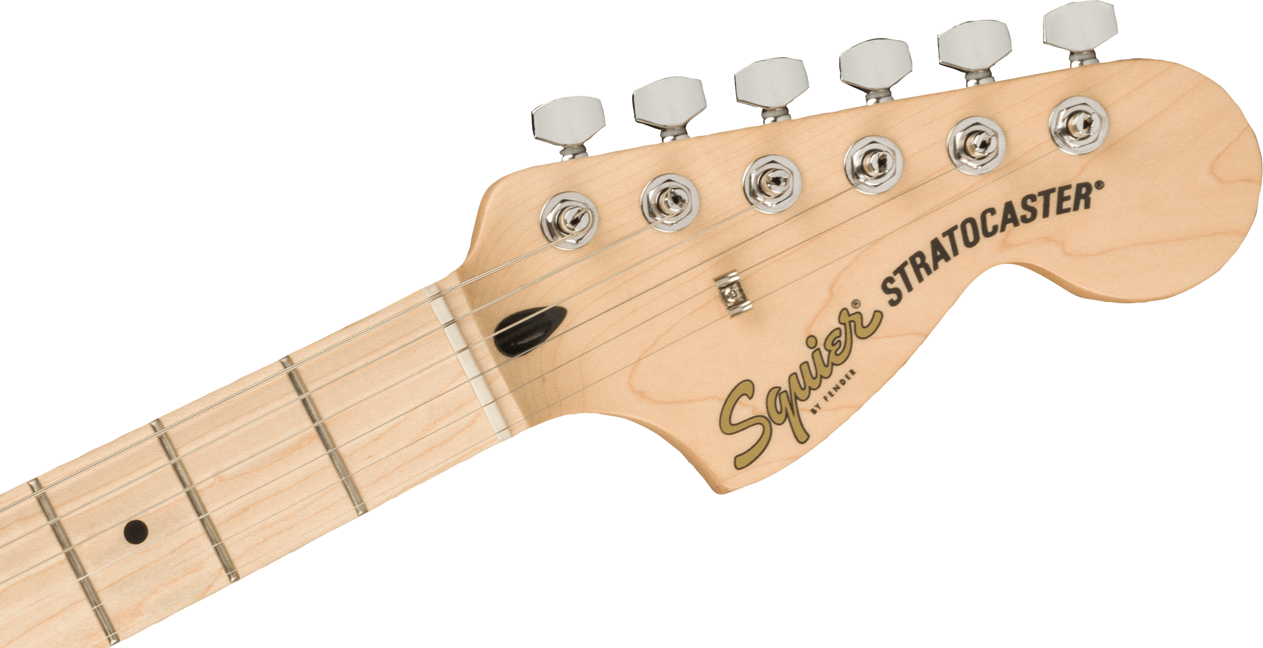 Squier® Affinity Series™ Stratocaster® FMT HSS, Maple Fingerboard, Black Pickguard, Black Burst