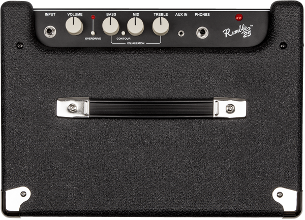 Fender® Rumble™ 25 (V3), 230V EUR, Black/Silver
