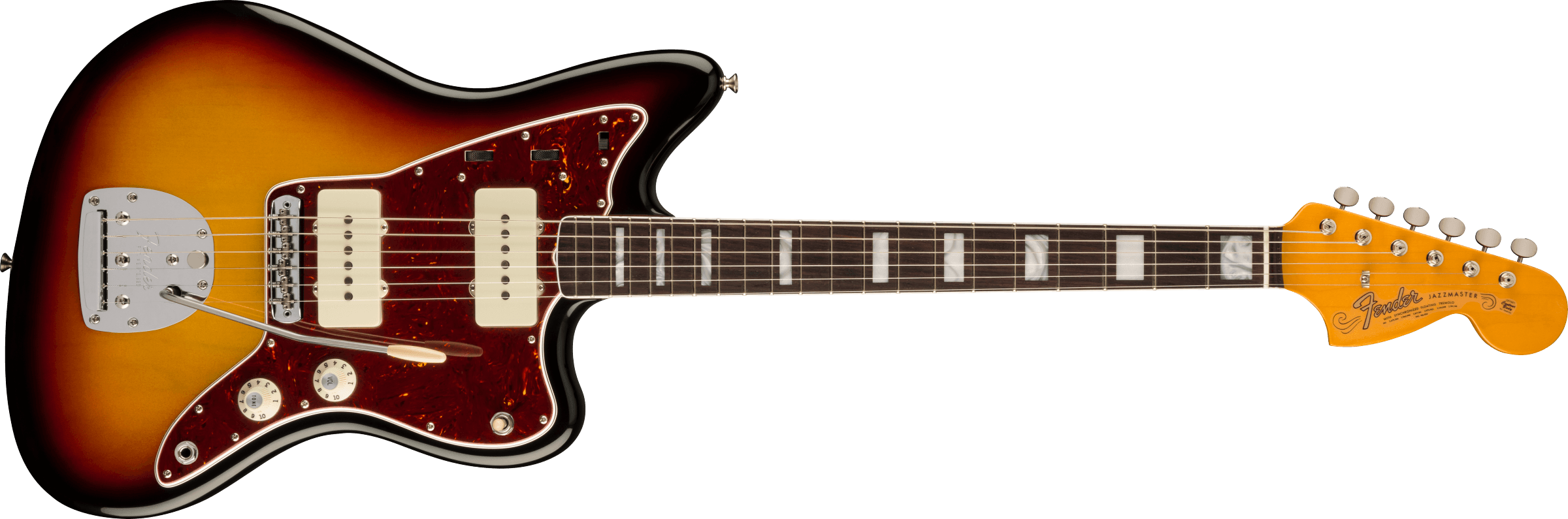 Fender® American Vintage II 1966 Jazzmaster®, Rosewood Fingerboard, 3-Color Sunburst
