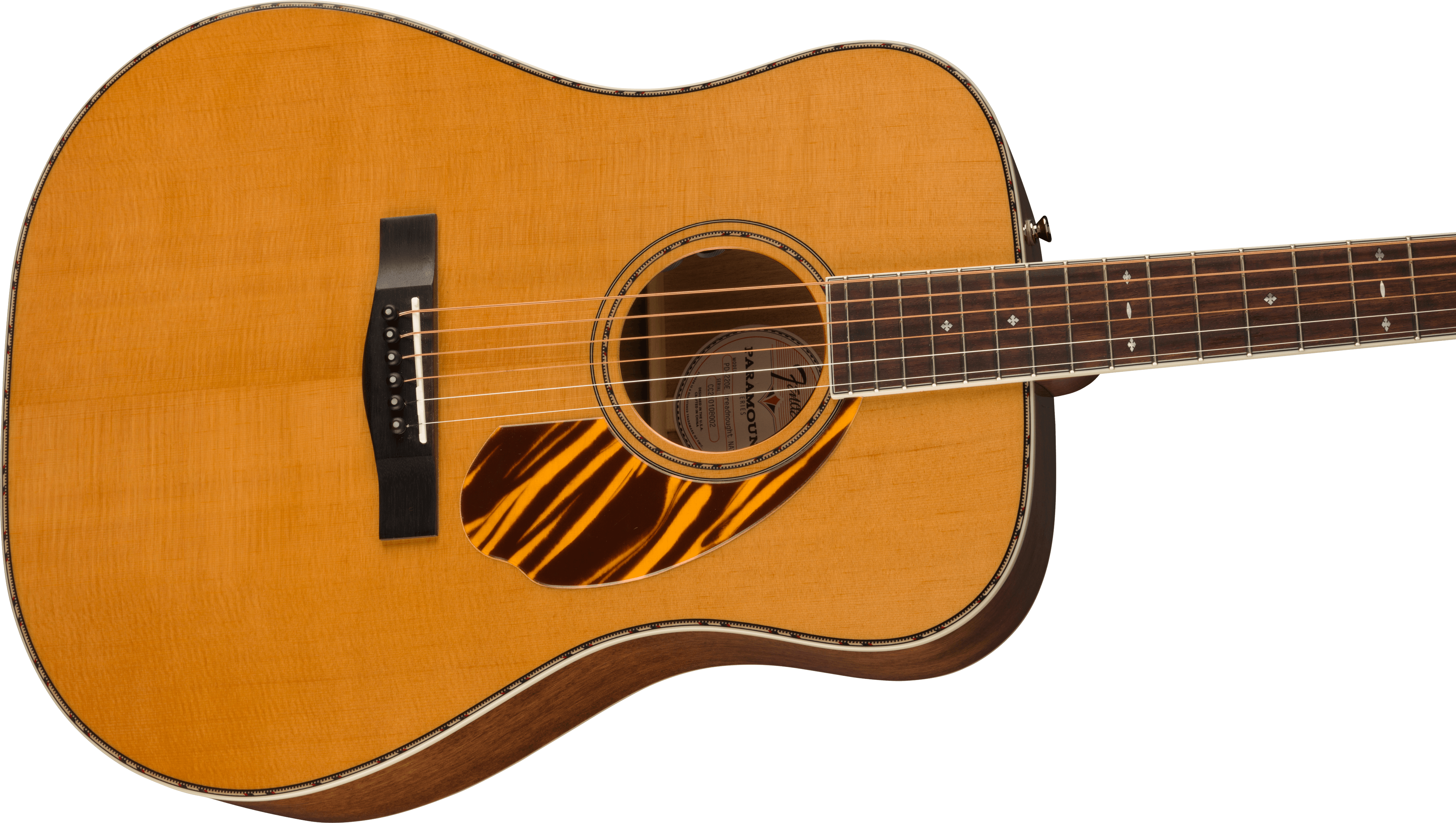 Fender® PD-220E Dreadnought, Ovangkol Fingerboard, Natural