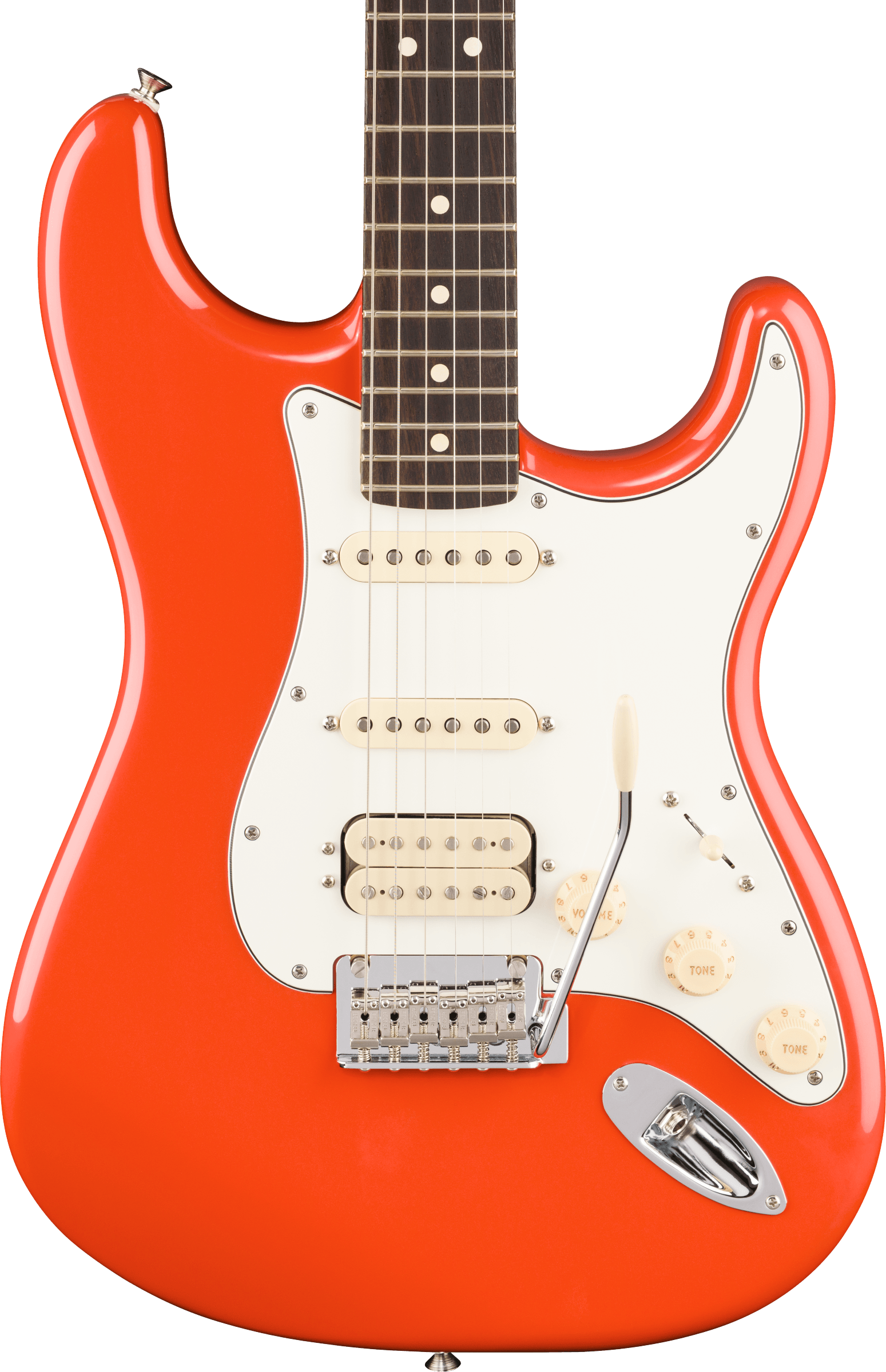 Fender® Player II Stratocaster® HSS, Rosewood Fingerboard, Rallye Orange