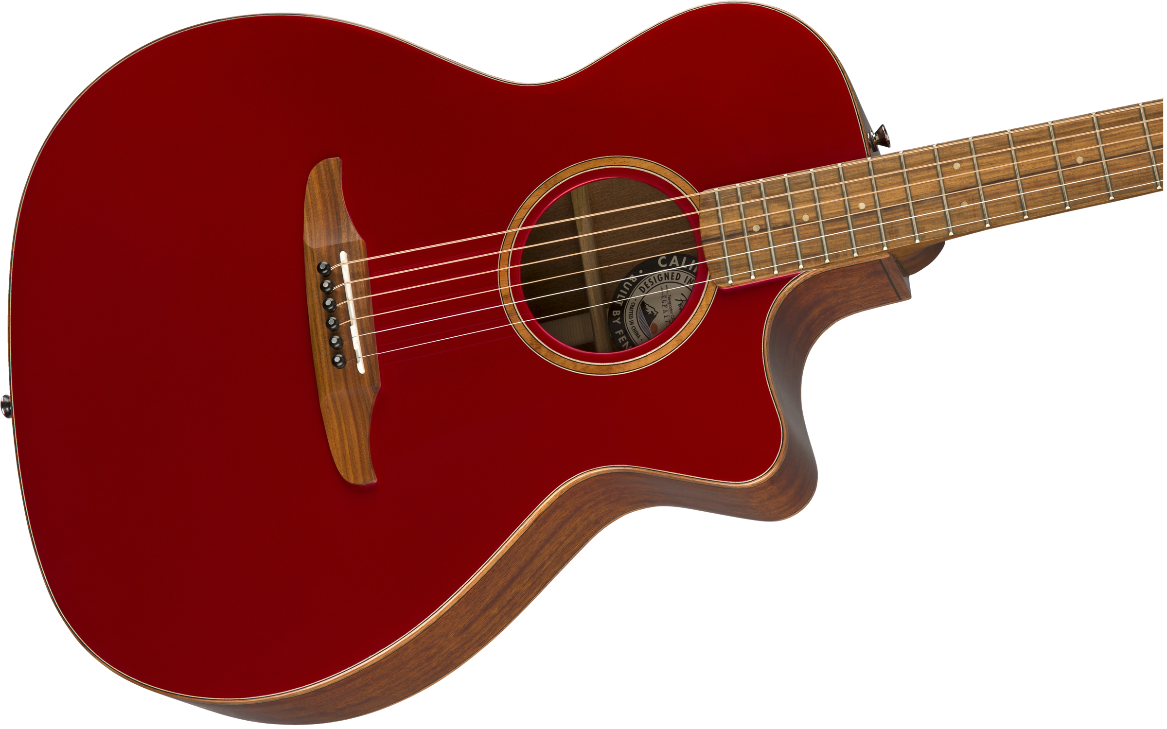 Fender® Newporter Classic w/Bag, Pau Ferro Fingerboard, Hot Rod Red Metallic