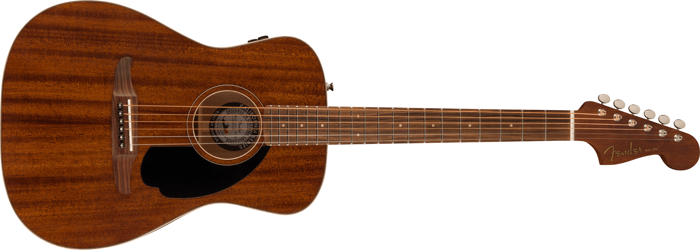 Fender® Malibu Special, Pau Ferro Fingerboard, Black Pickguard, Natural