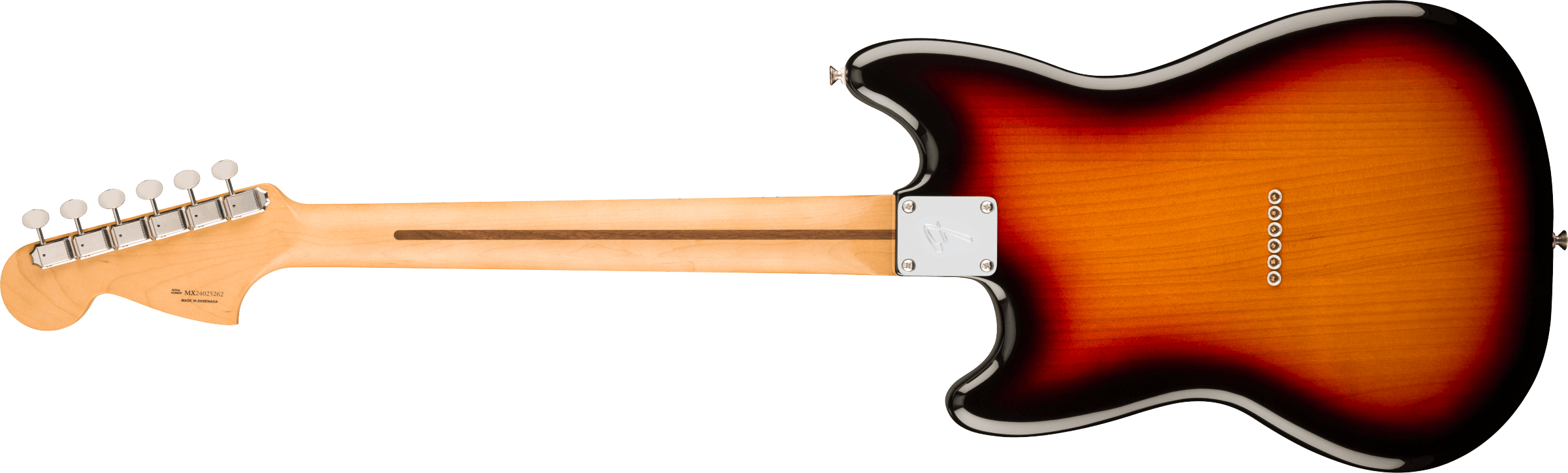 Fender® Player II Mustang®, Maple Fingerboard, 3-Color Sunburst