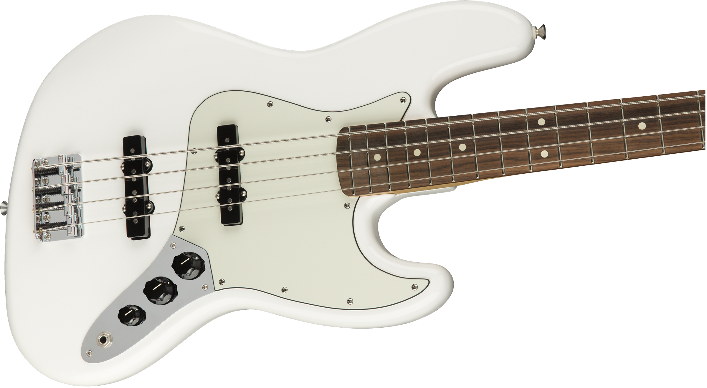 Fender® Player Jazz Bass®, Pau Ferro Fingerboard, Polar White