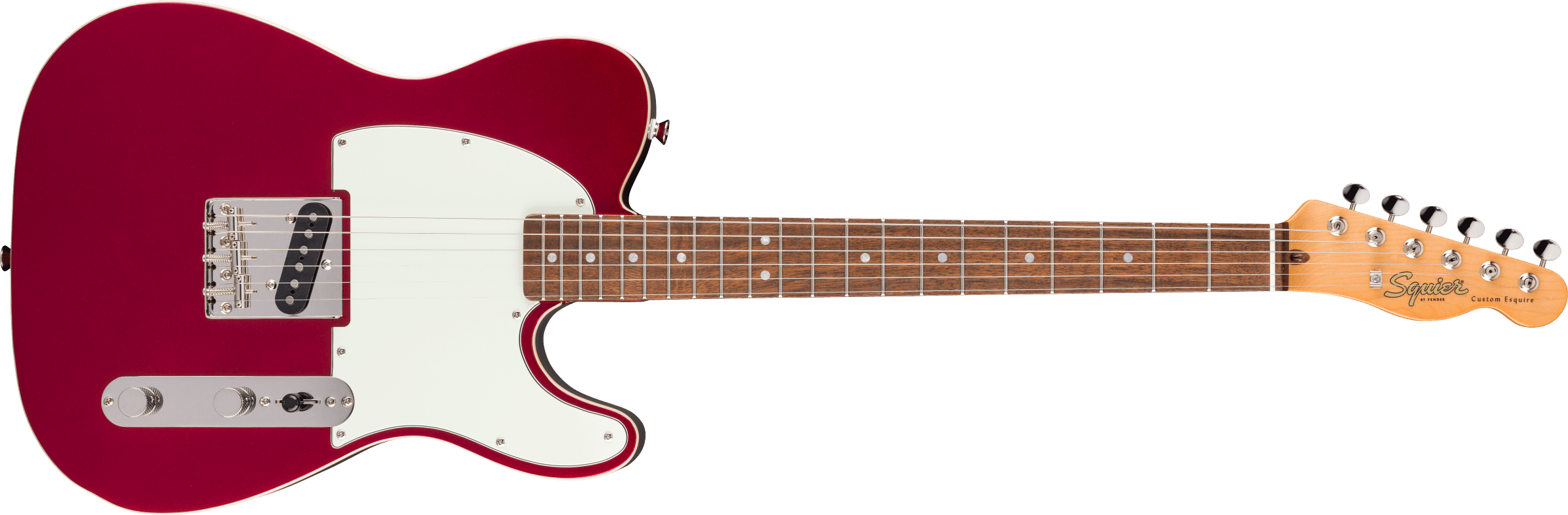 Squier® Classic Vibe™ Custom Esquire®, Laurel Fingerboard, Parchment Pickguard, Candy Apple Red