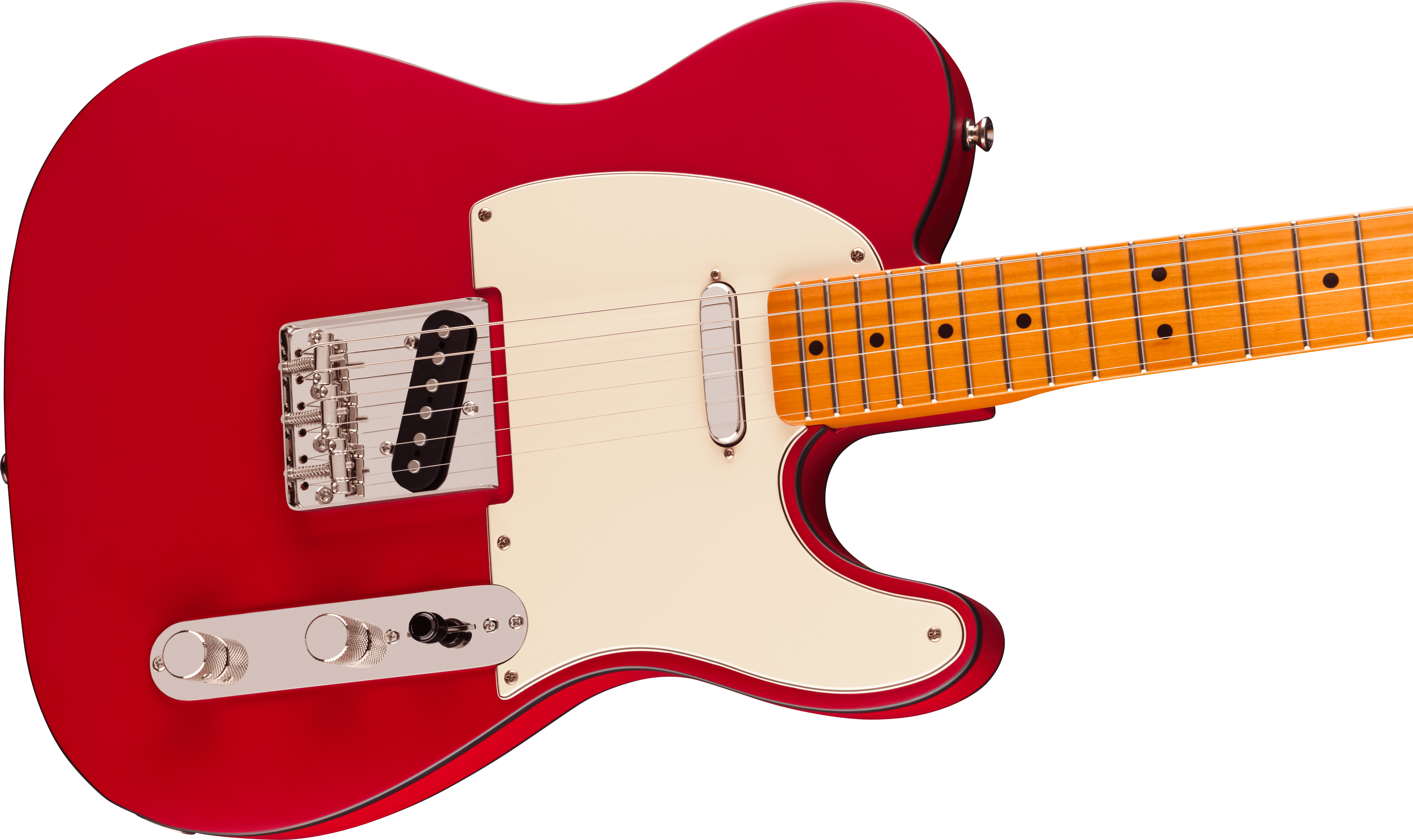 Squier® Limited Edition Classic Vibe™ '60s Custom Telecaster®, Maple Fingerboard, Parchment Pickguard, Satin Dakota Red