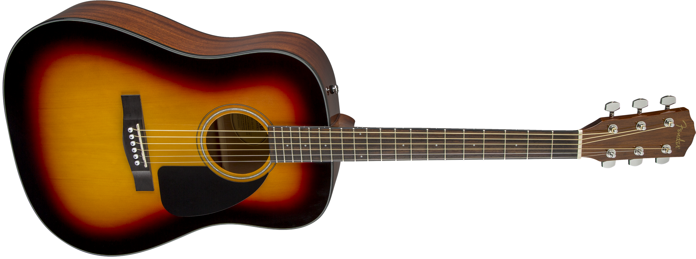 Fender® CD-60 Dreadnought V3 DS, Walnut Fingerboard, Sunburst