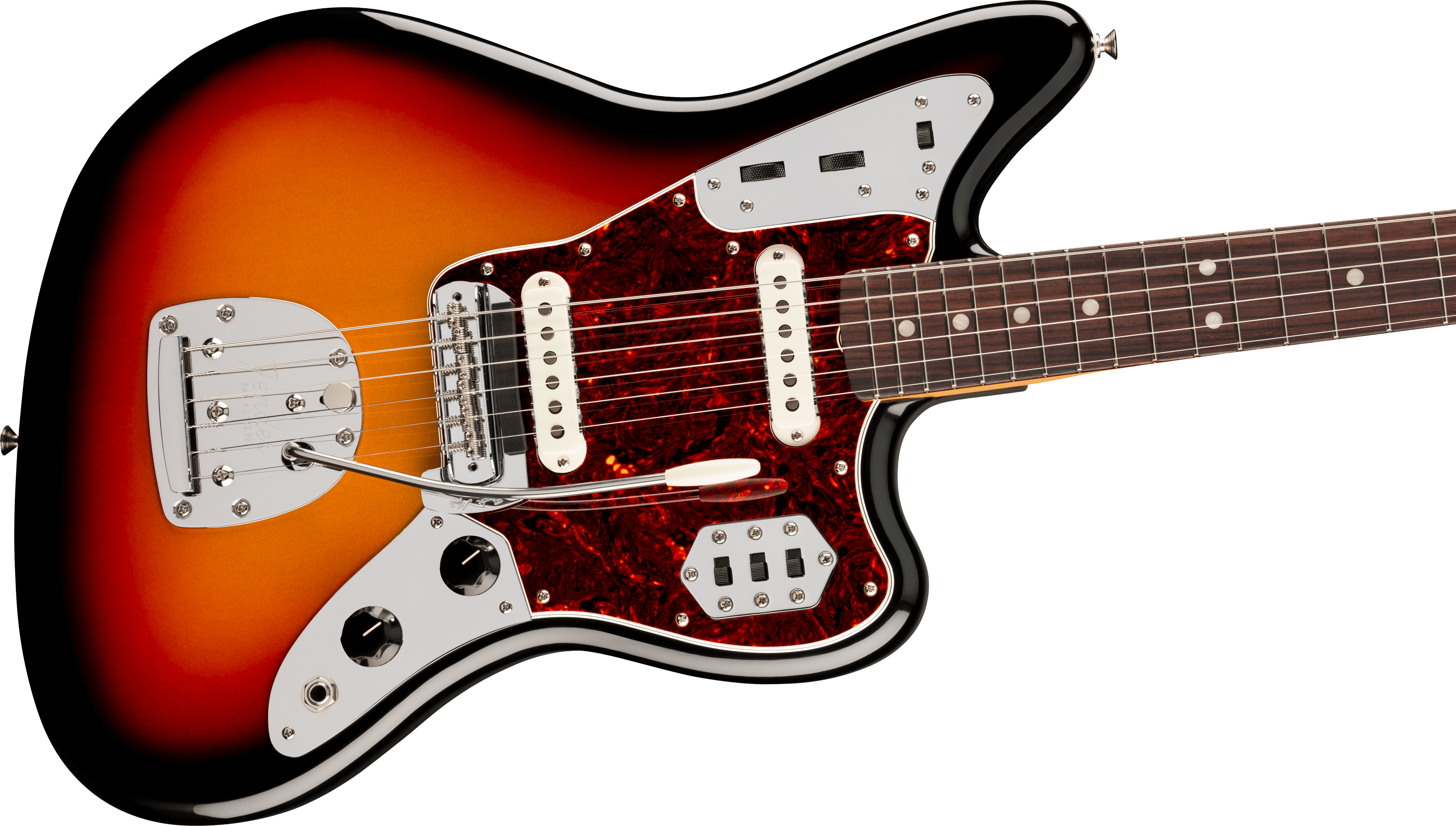 Fender® Vintera® III Mid '60s Jaguar®, Rosewood Fingerboard, 3-Color Sunburst