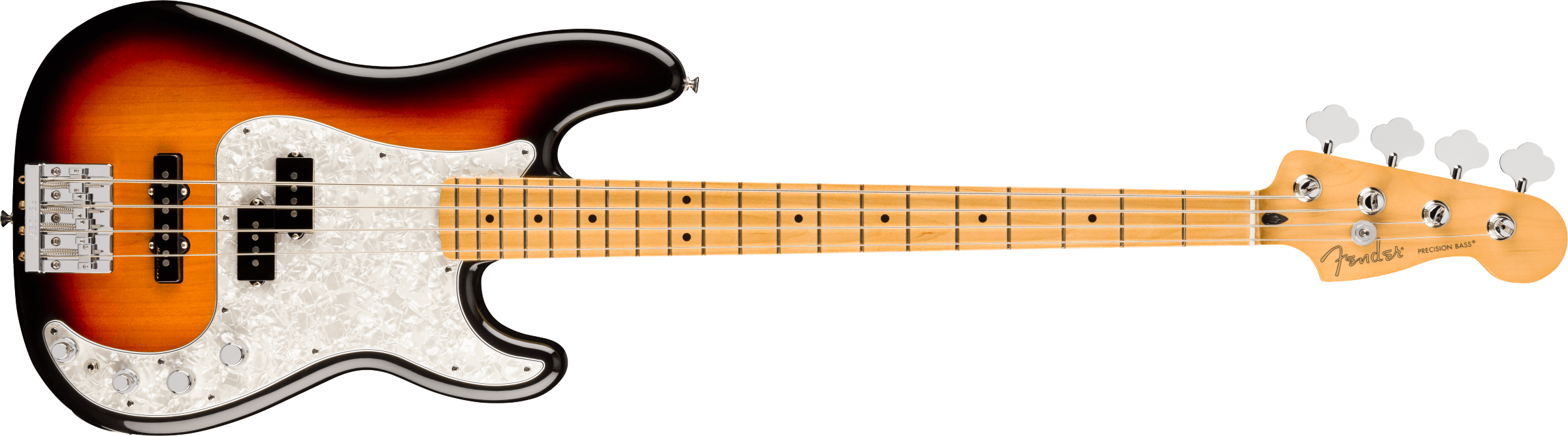 Fender® Player II Modified Active Precision Bass®, Maple Fingerboard, 3 Tone Sunburst