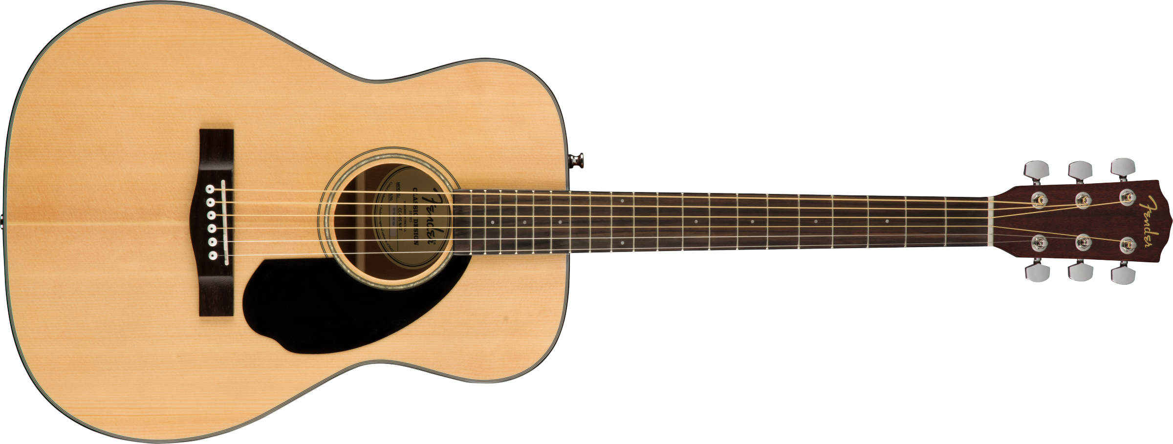 Fender® CC-60S Concert, Walnut Fingerboard, Natural