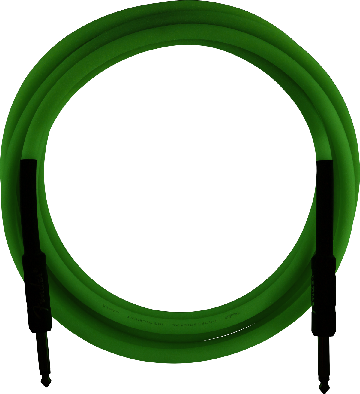 Fender® Professional Glow in the Dark Cable, Green, 18.6'
